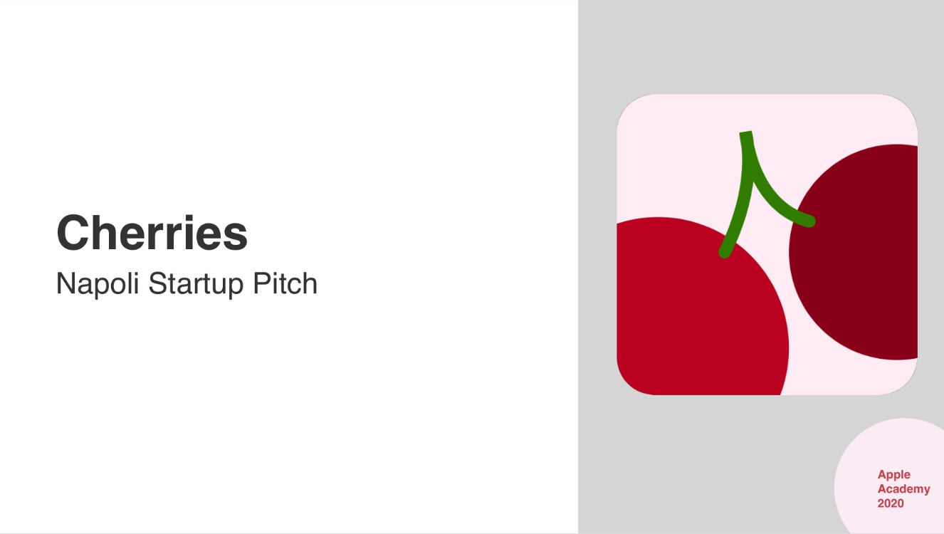 Cherries Startup Elevator Pitch