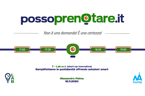 Possoprenotare.it Startup Elevator Pitch